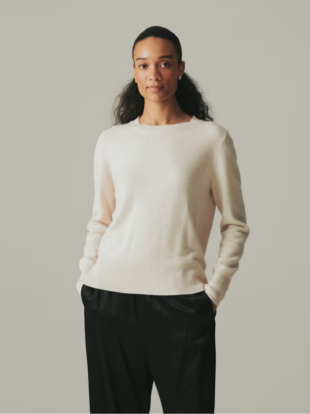 J. Crew Pale Pink Crewneck Sweater